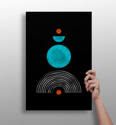 Line Art V3 Aluminum Print.